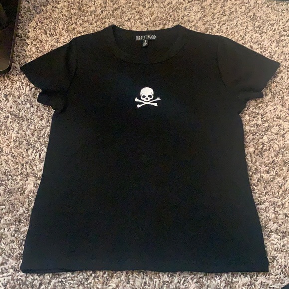 Dolls Kill Tops - Skull Baby Tee NWOT